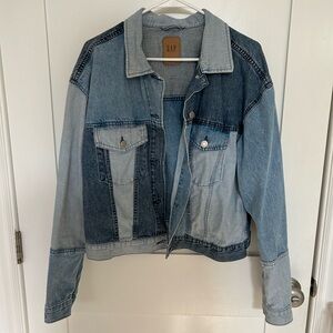 GAP Blue and Light Blue Denim Jacket